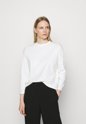 LONG SLEEVE HIGH NECK - T-shirt à manches longues - paper white