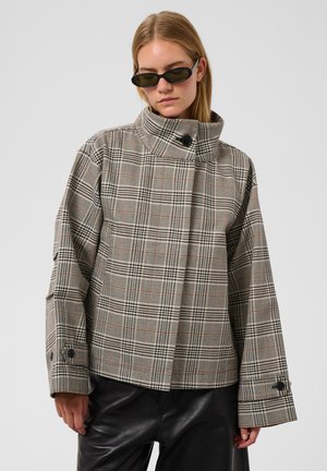 Soaked in Luxury, SLCHECKY CADE JACKET - Veste légère - oatmeal check