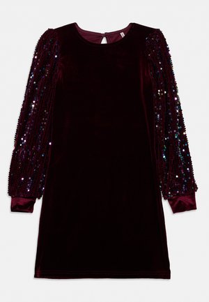 ONLY GIRLS, KOGCONFIDENCE L/S SEQUINS DRESS JRS - Коктейлна рокля/парти рокля - winetasting
