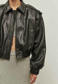 LA MANIA BERLIN - Nahkjakk - black