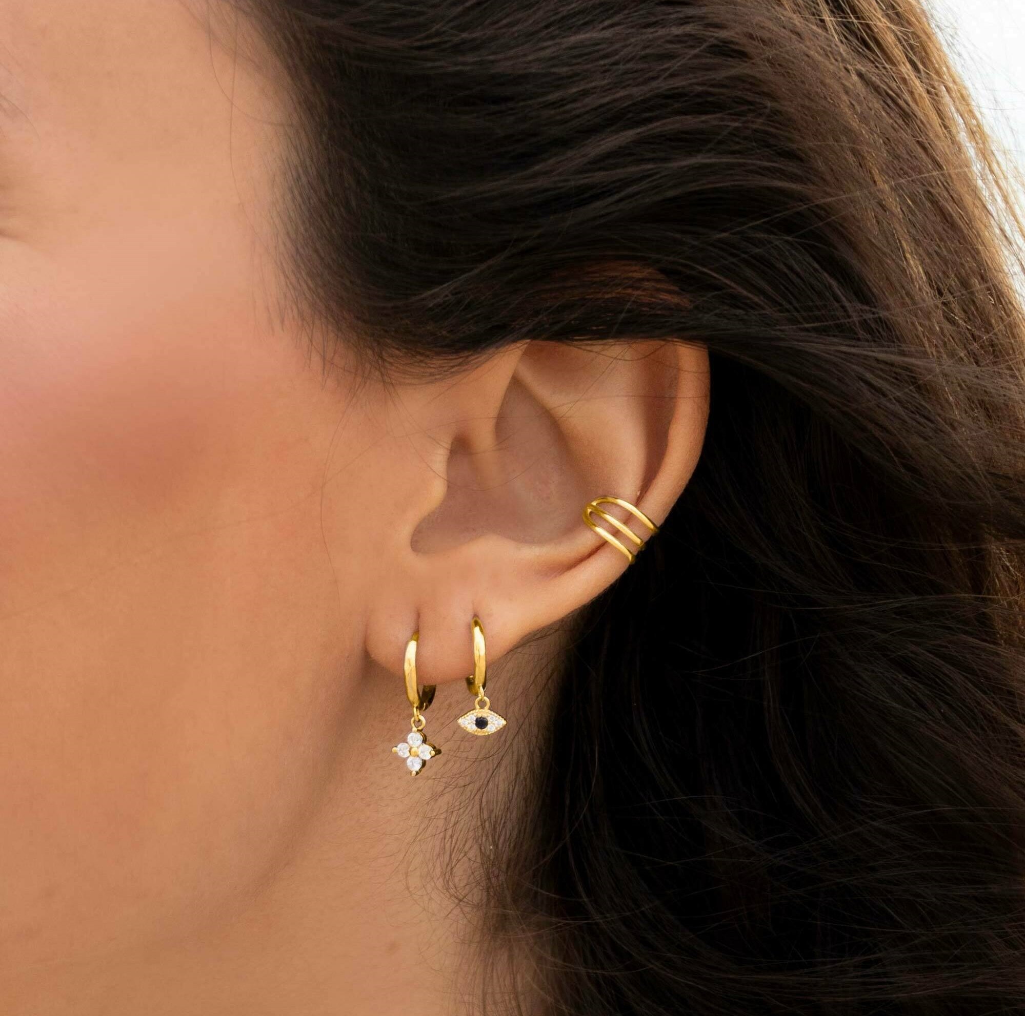 Singularu Pendientes - oro/dorado -