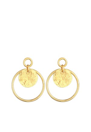 Elli BASIC COIN VINTAGE - Ohrringe - gold-coloured