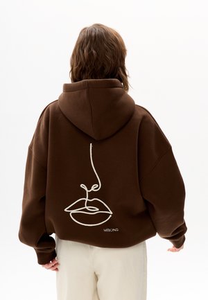 Kapuzenpullover - brown