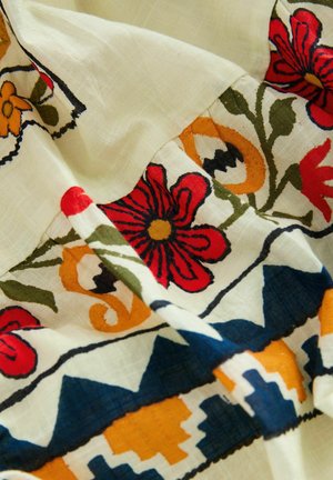 Next Gonna a pieghe - cream embroidered