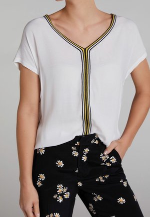 T-shirt med print - off-white