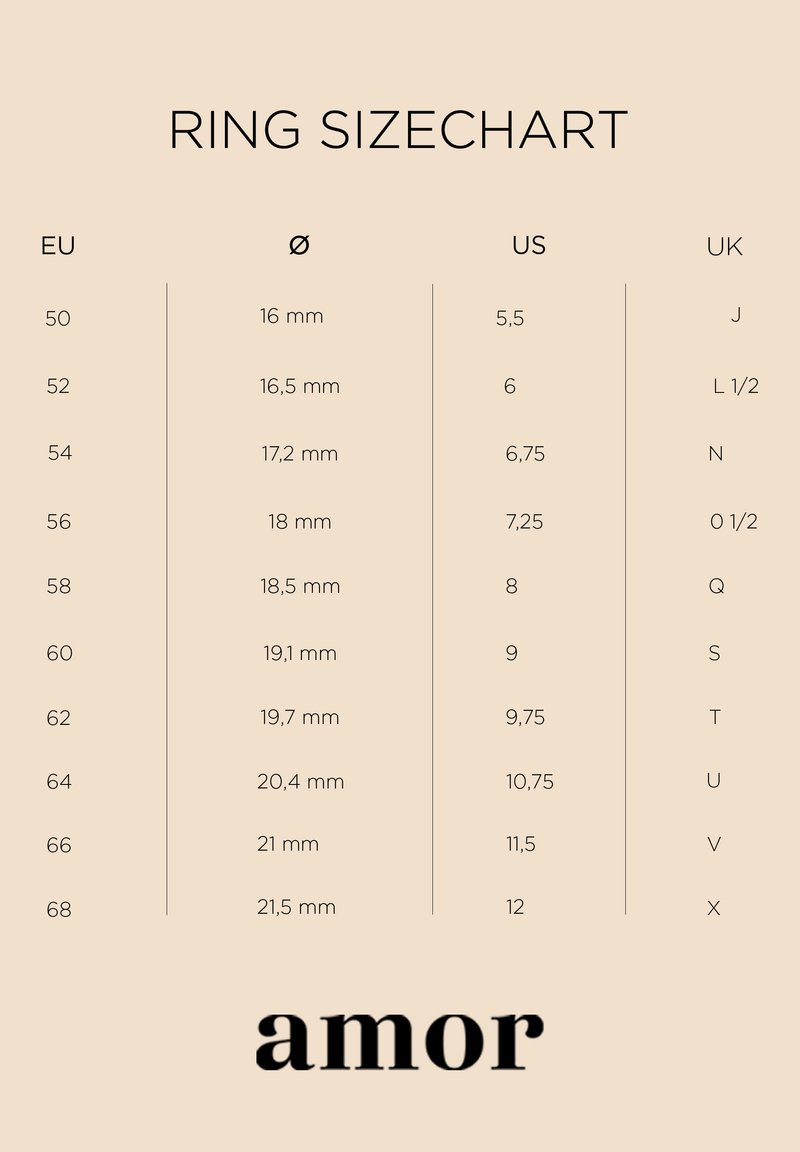 amor Anillo silberfarben/plateado