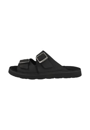 SOLSBURY STRAP - Slip-on sandaler - black leather