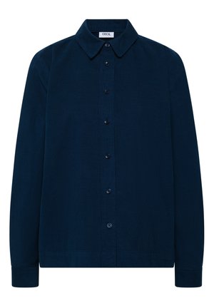 Cecil, LANGARM HEDBLUSE AUS CORD - Blusa - moonlight blue