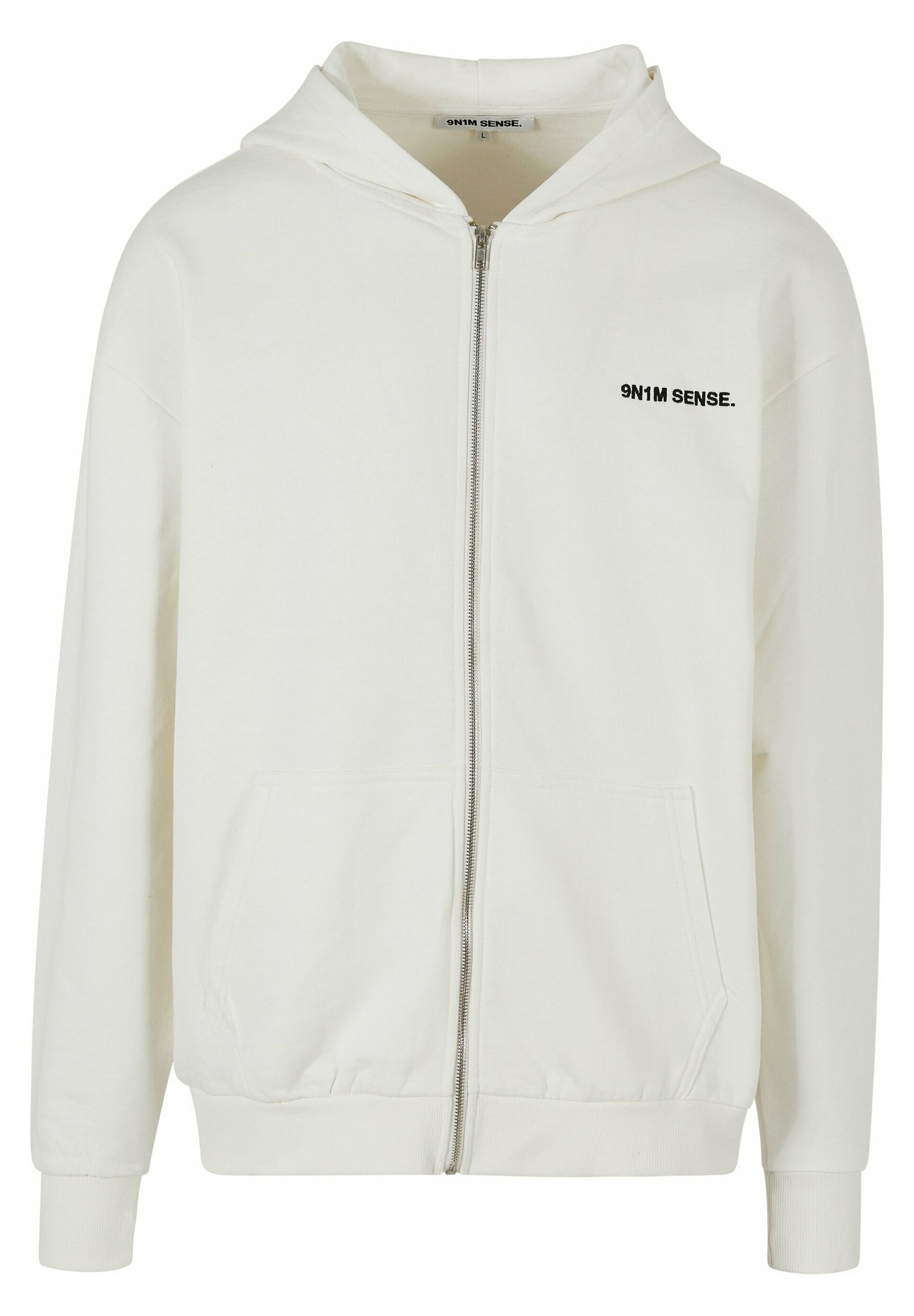 9N1M SENSE ESSENTIAL - Zip-up sweatshirt - offwhite/off-white - Zalando.de