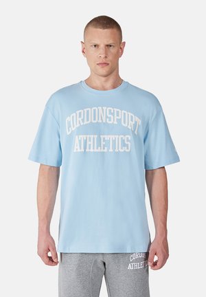 Print T-shirt - sky blue