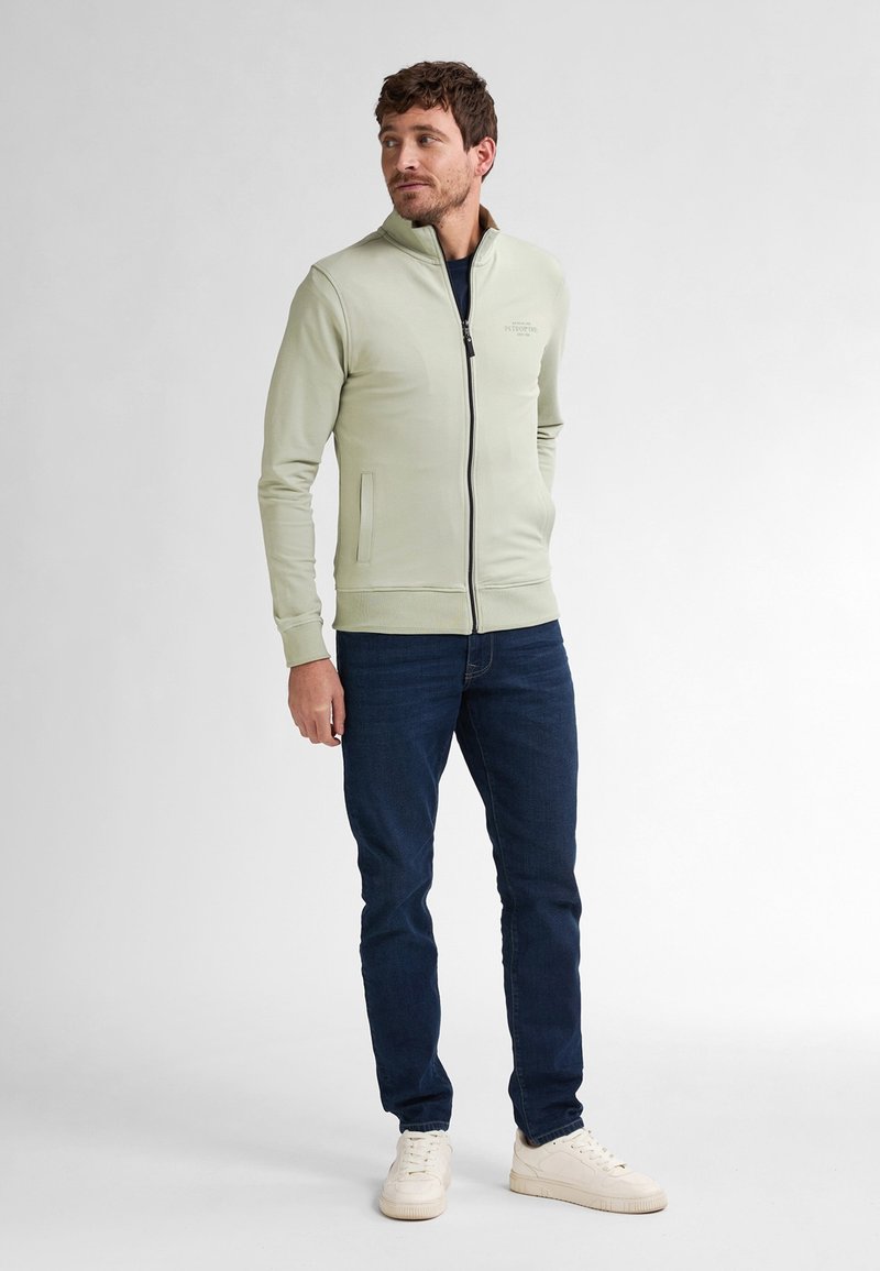 Petrol Industries Sweater met rits lichtgroen