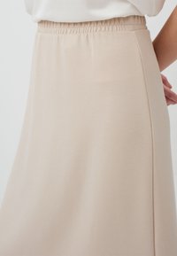 Jimmy Key BASIC COMFORTABLE MIDI SKIRT - A-Linien-Rock - bej-130