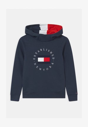 HERITAGE HOODIE - Jersey con capucha - blue