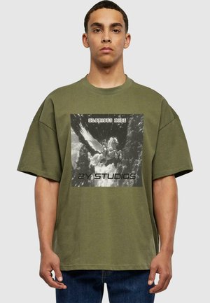 GLORIOUS RIDE  - Print T-shirt - olive
