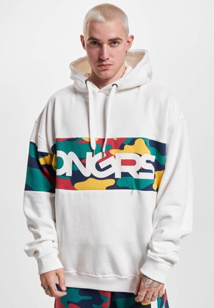 Dangerous DNGRS HIDEME  - Mikina s kapucňou - white
