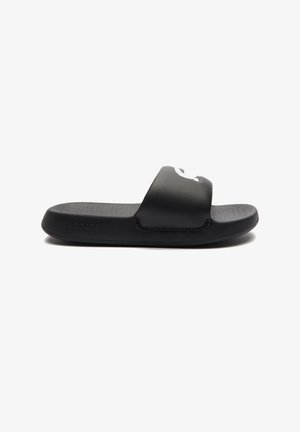 Lacoste Sandales de bain - noir blanc