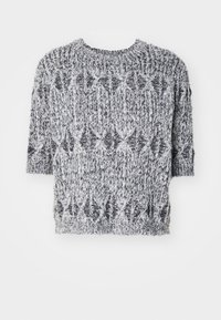 VMELIO ONECK - Print T-shirt - asphalt/birch