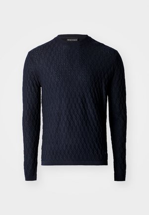 Emporio Armani Pullover - navy rhombus