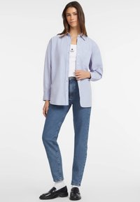 Guess Jeans LANGARM-TASCHEN  - Camicia - himmelblau