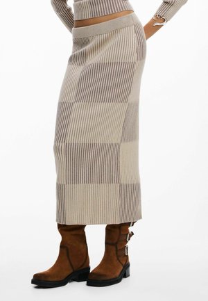 Falda de tubo - beige