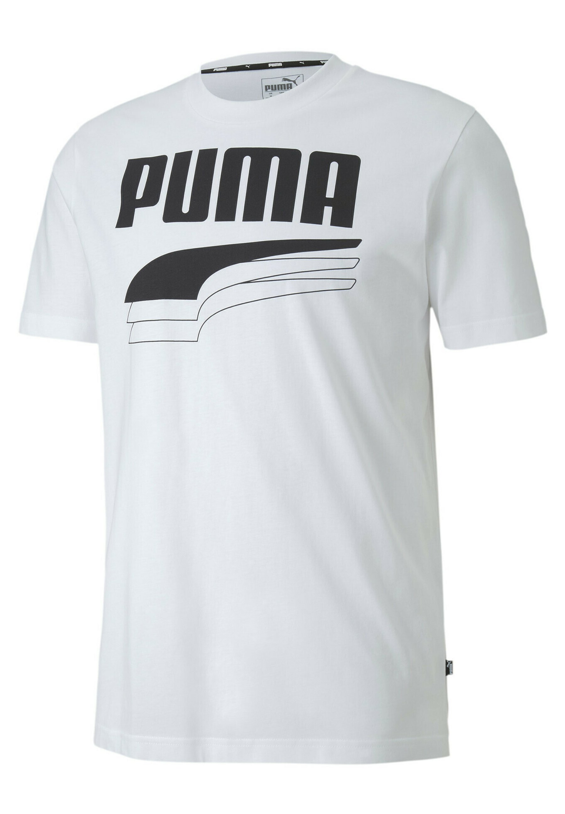puma black and white shirt