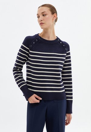 CREW NECK - Jersey de punto - dark blue