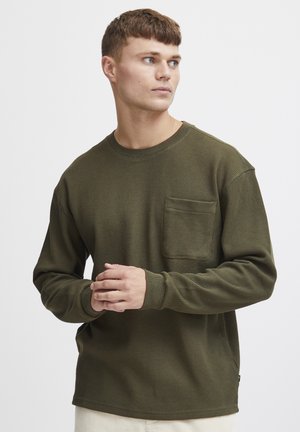 Solid SDHALWEST - Sweatshirt - forest night