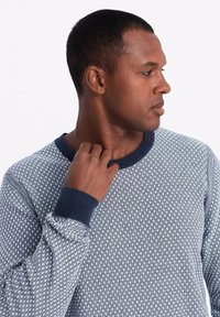 Ombre Strickpullover - navy