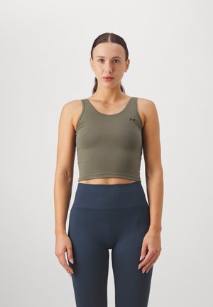 Under Armour MOTION TANK EMEA - Tops - marine od green/black