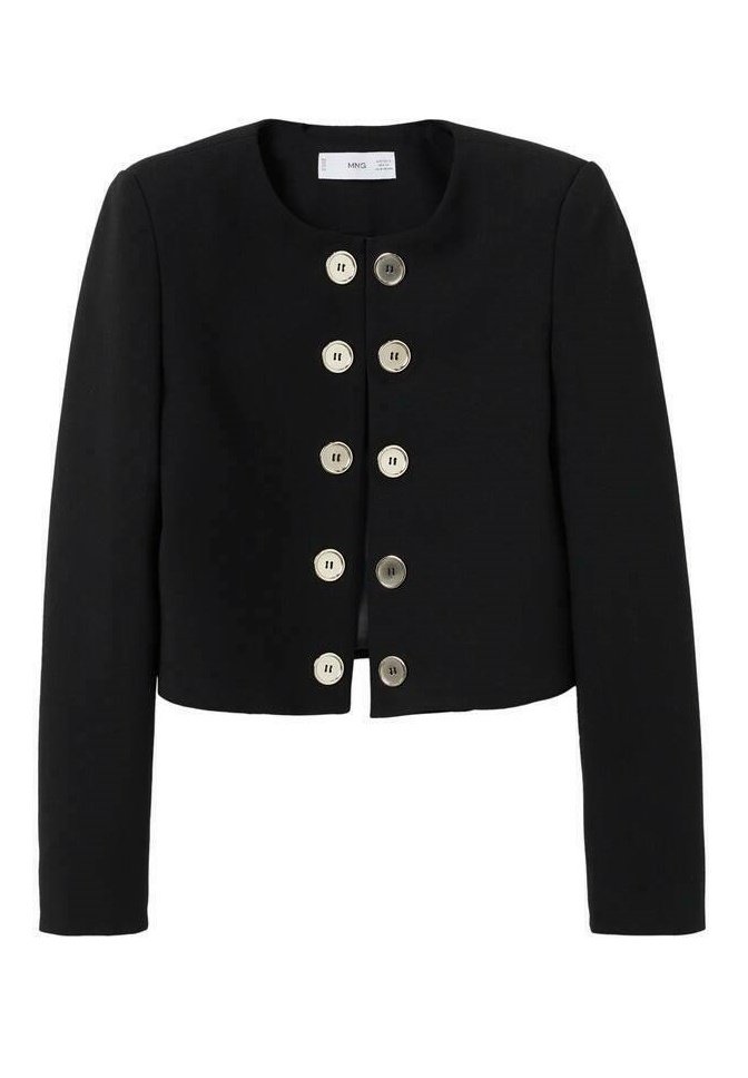 Damen Leichte Jacken | Mango GOLDIE Blazer schwarz - BE11760 Damen Leichte Jacken | Mango GOLDIE Blazer schwarz - BE11760