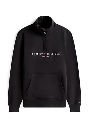 Tommy Hilfiger, LOGO MOCKNECK - Sweatshirt - black