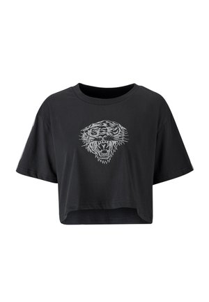 Ed Hardy TIGER-GLOW - T-shirt con stampa - black