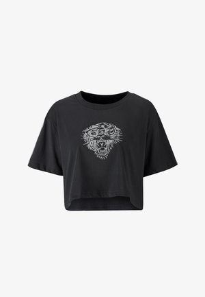 Ed Hardy TIGER-GLOW - T-shirt con stampa - black