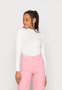 JDY FRANSISKA L/S HIGHNECK JRS NOOS - Camisola de manga comprida - cloud dancer
