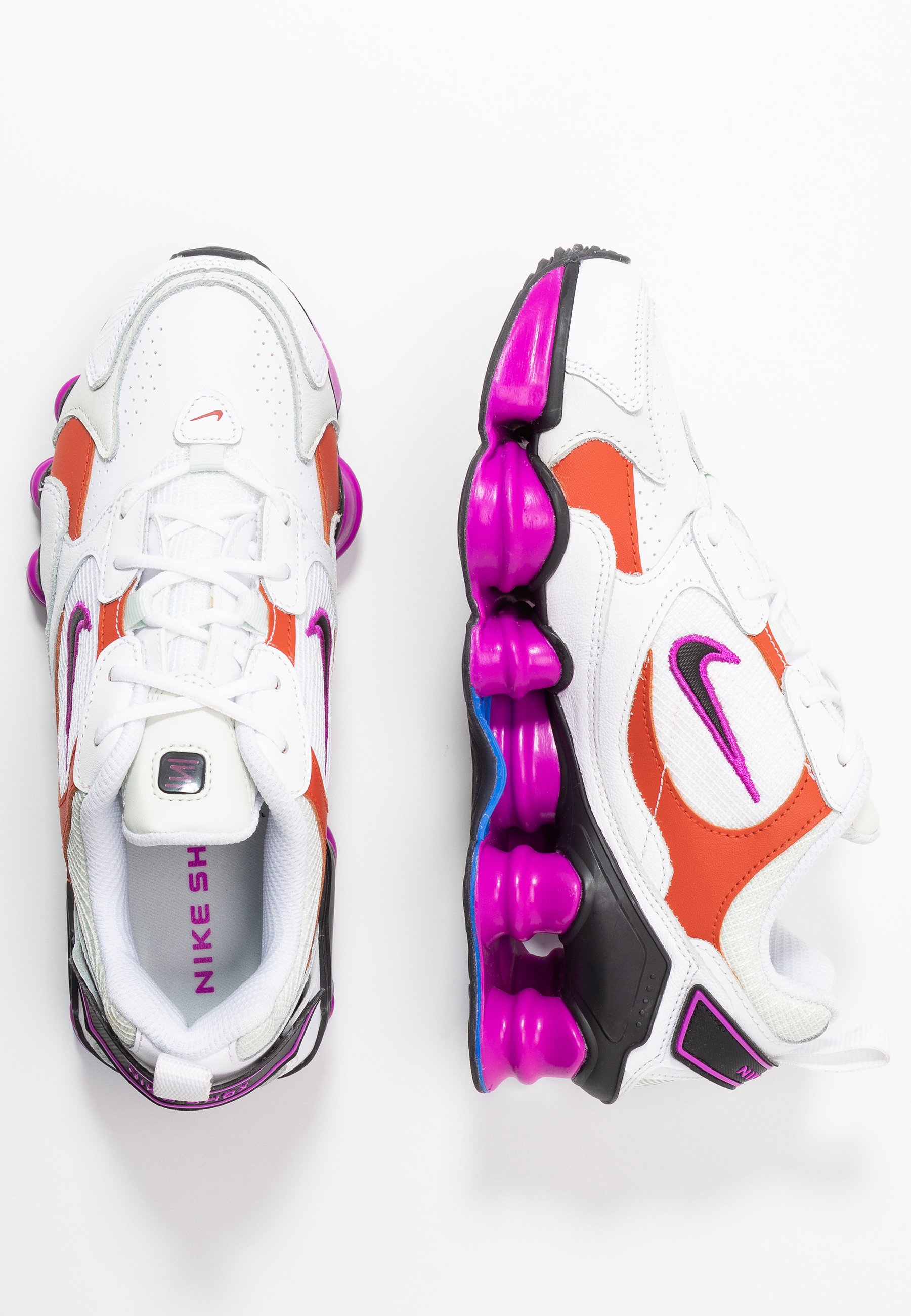 Nike Sportswear SHOX TL NOVA - Baskets basses - white/black/hyper  violet/racer blue/rust factor/spruce aura/blanc - ZALANDO.FR
