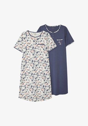 Damart, PACK OF 2 - Nachthemd - navy mauve