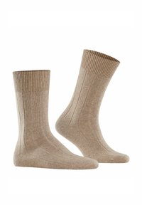 FALKE LHASA RIB - Calze - nutmeg mel
