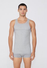 Tezenis RIBBED - Undershirt - grigio mel.chiaro