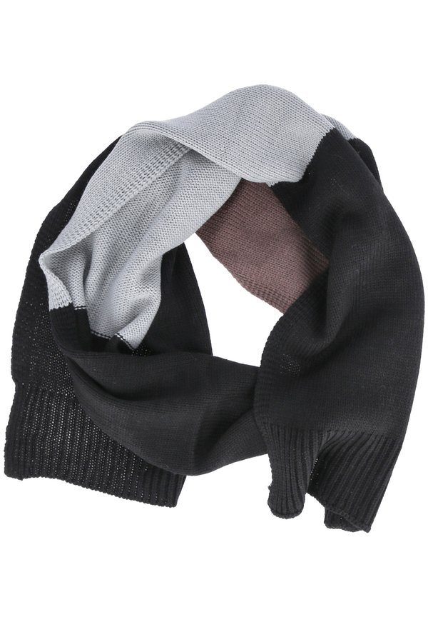Schal - schwarz braun grau