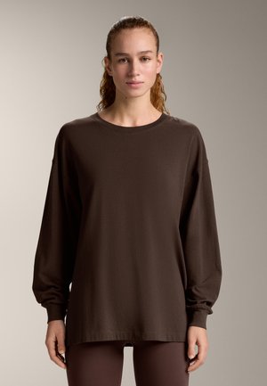 OVERSIZE 34263169 - T-shirt à manches longues - mottled brown