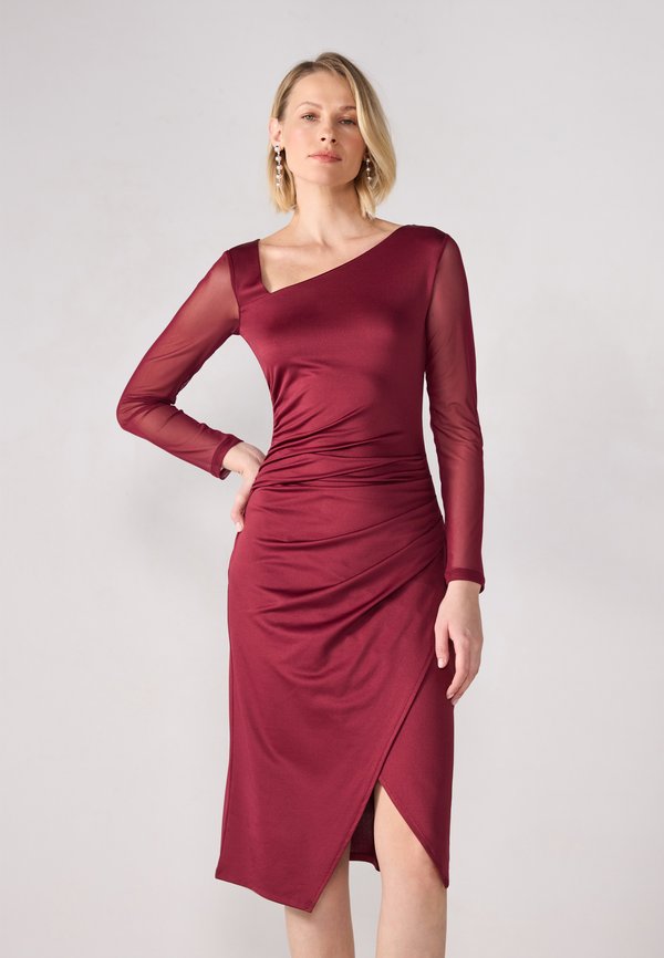 Shift dress - windsor wine