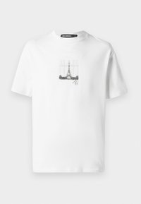 CREW NECK - Nyomott mintás póló - white