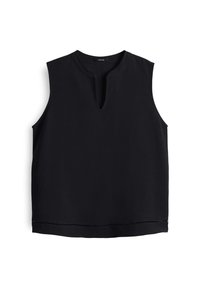 REGULAR FIT LACE - Blouse - black