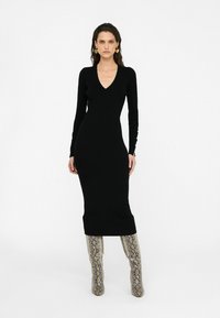 LIU JO Vabalt langev kleit - black