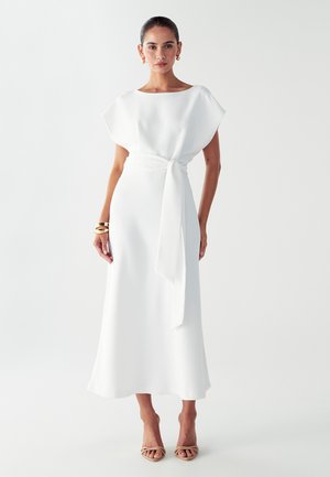 SHAUNA MIDI DRESS - Džersejové šaty - white