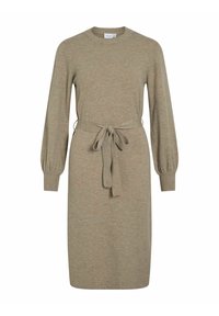 TAILLENGÜRTEL - Jumper dress - natural melange