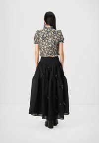 Sister Jane BIRDIE BOW MIDI SKIRT - A-silueta svārki - black