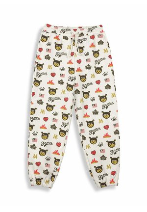 MUD'S THE RESIDENCE BEAR - Trainingsbroek - off white