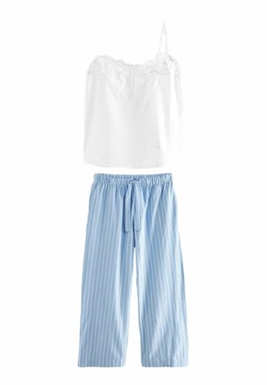 REGULAR FIT - Yöasusetti - blue pinstripe