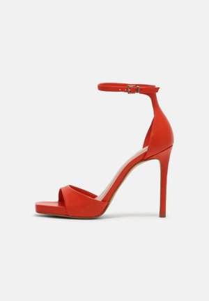 High Heel Sandalette - orange